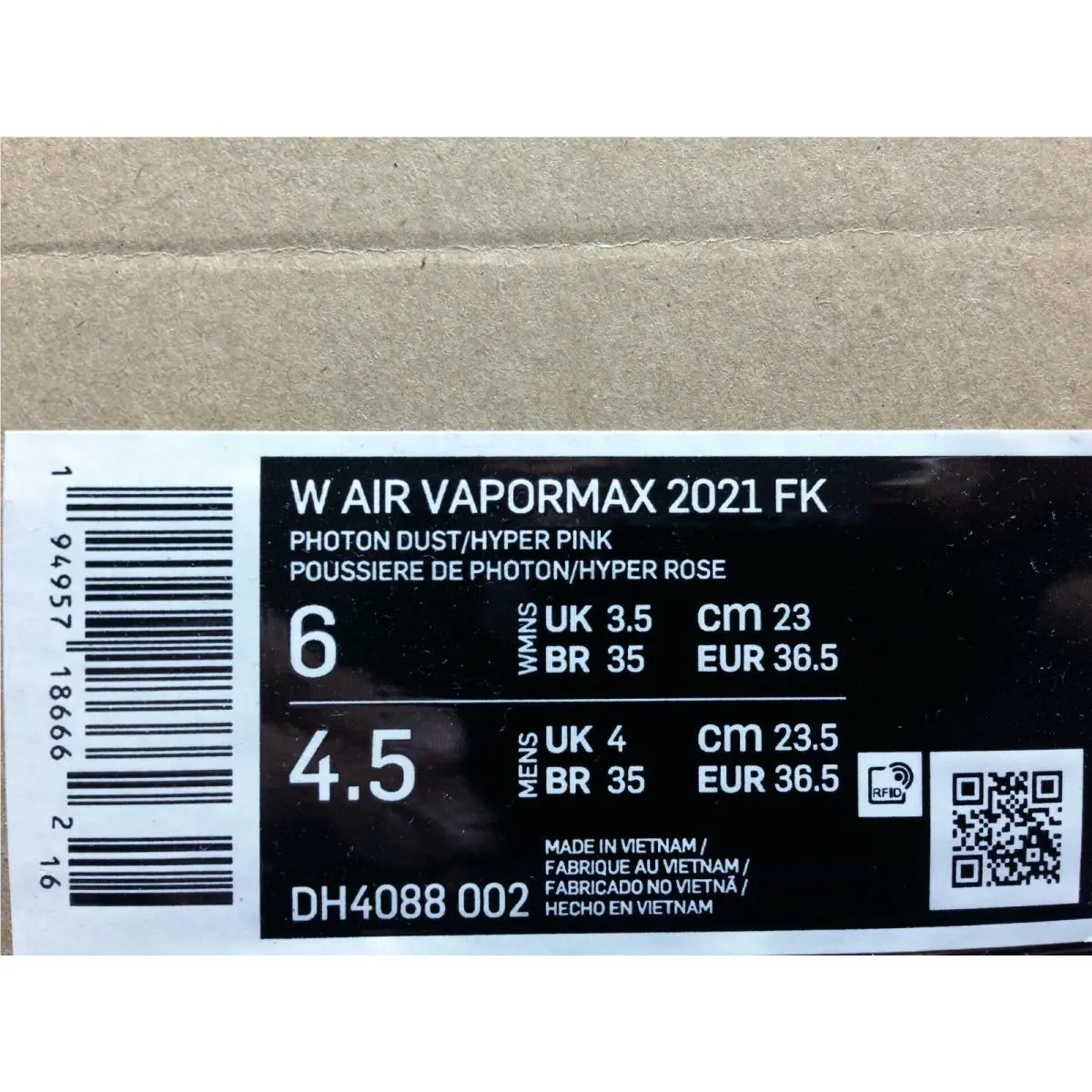 Nike shoes - Nike Air VaporMax - Air VaporMax - DH4088-002 - Gray (UPC: 0194957186662) 3