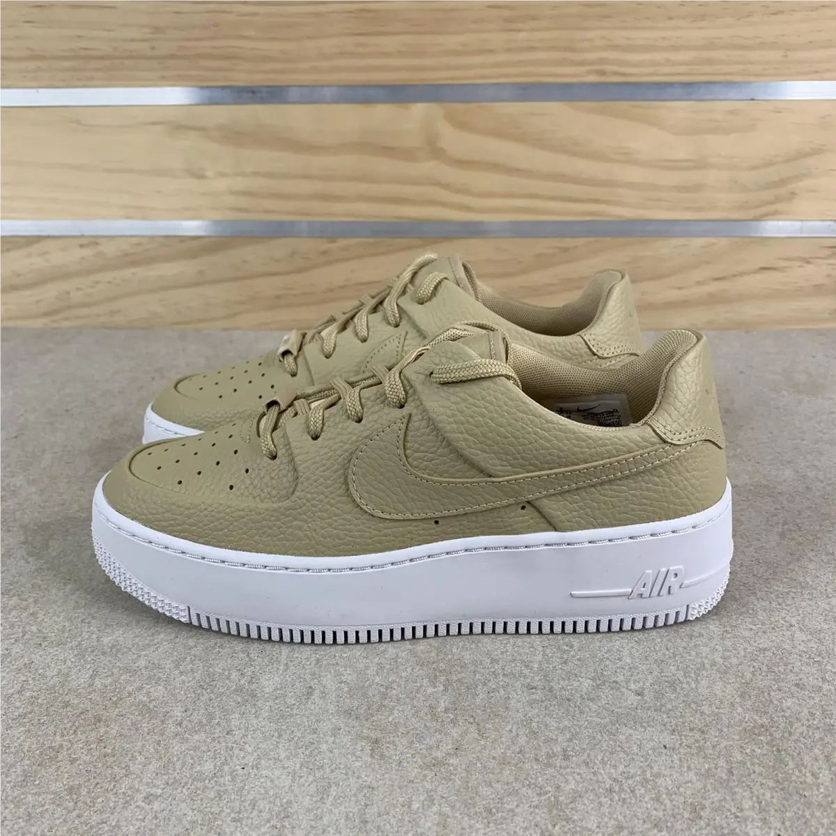 Nike shoes - AF1 Sage Low 2 - Sage Low - CT0012 200 - Desert Ore / White (UPC: 193153086707) 1