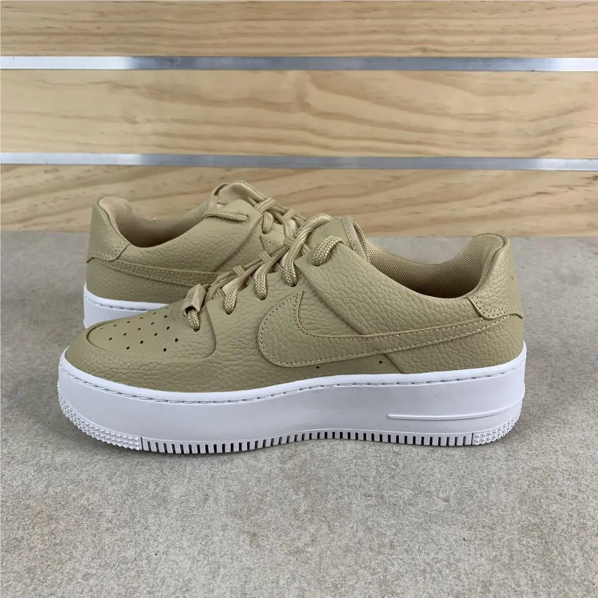 Nike shoes - AF1 Sage Low 2 - Sage Low - CT0012 200 - Desert Ore / White (UPC: 193153086707) 3