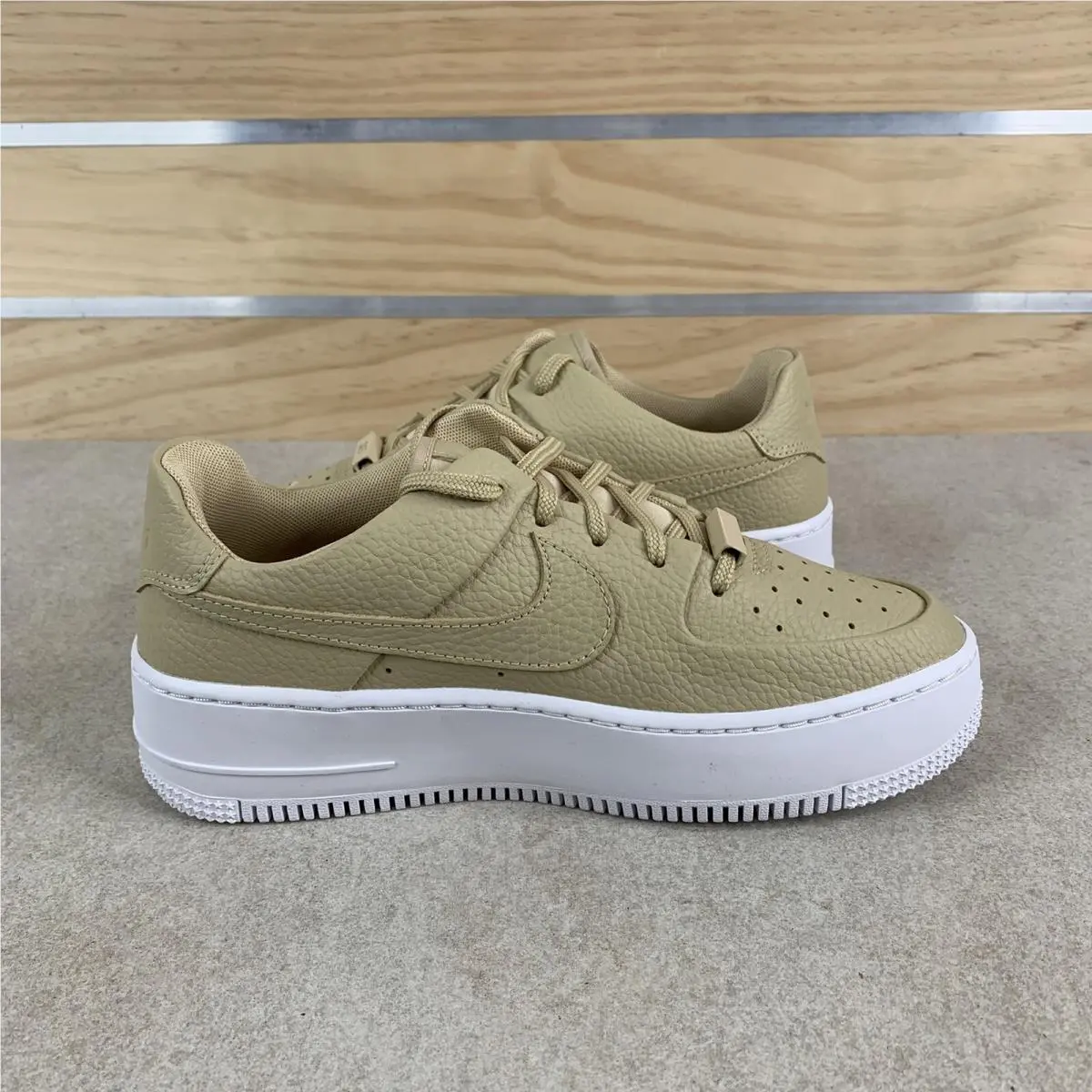 Nike shoes - AF1 Sage Low 2 - Sage Low - CT0012 200 - Desert Ore / White (UPC: 193153086707) 4