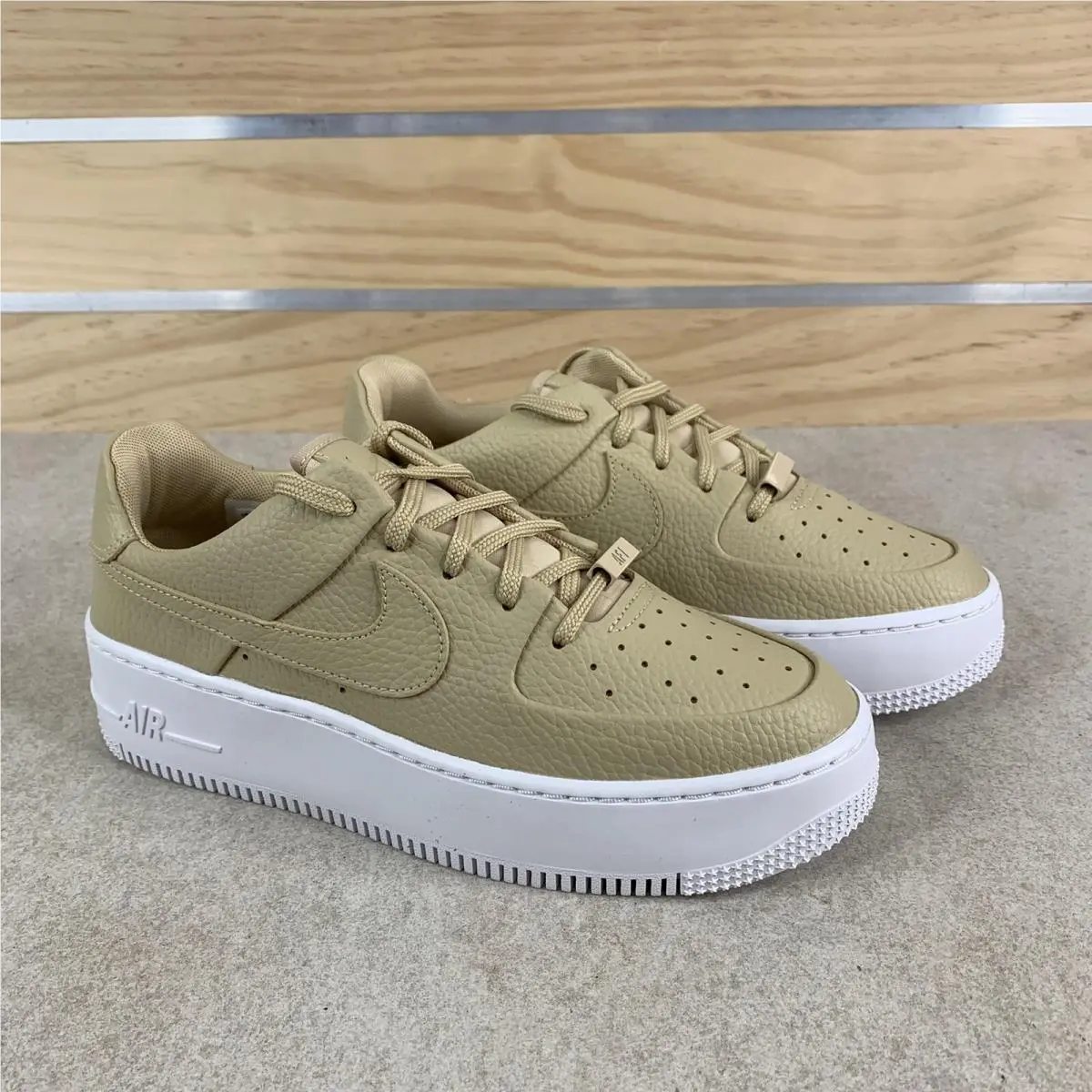 Nike shoes - AF1 Sage Low 2 - Sage Low - CT0012 200 - Desert Ore / White (UPC: 193153086707) 5