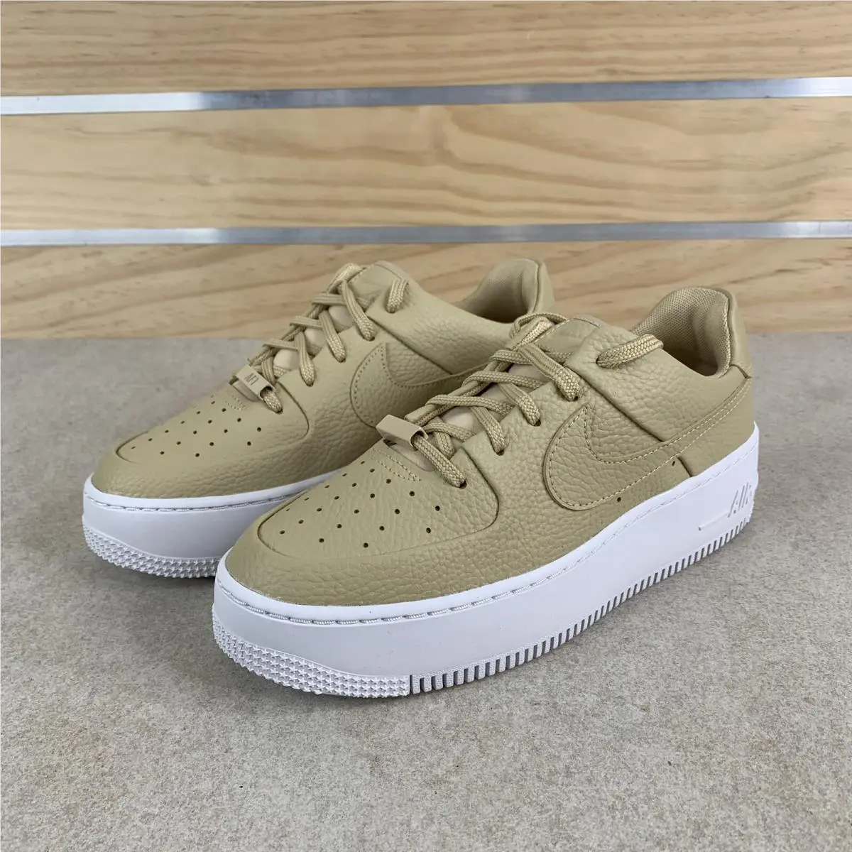 Nike shoes - AF1 Sage Low 2 - Sage Low - CT0012 200 - Desert Ore / White (UPC: 193153086707) 6