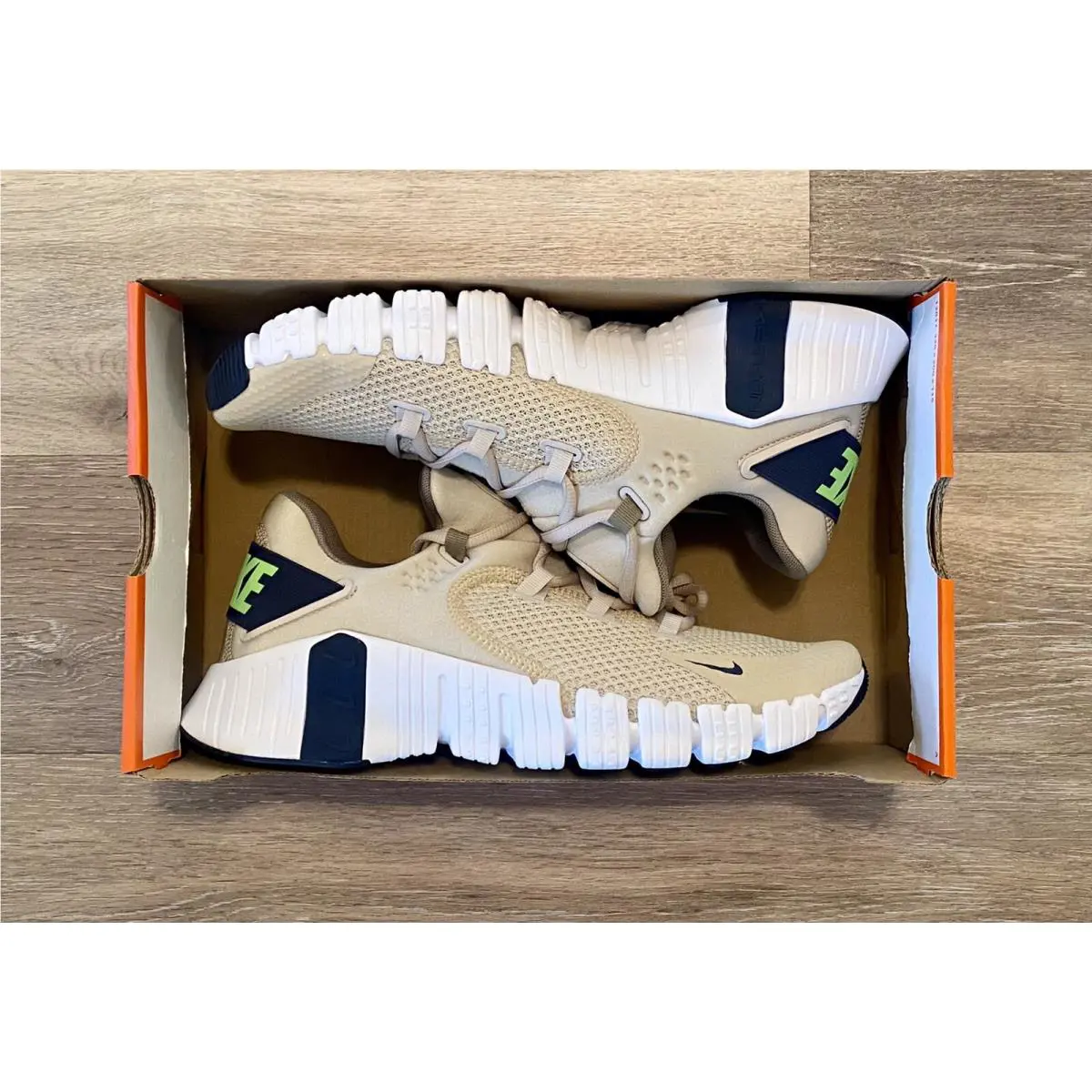 Nike Free Metcon 4 Rattan Thunder Blue Sandalwood CT3886-234 Mens 8.5 Women`s 10