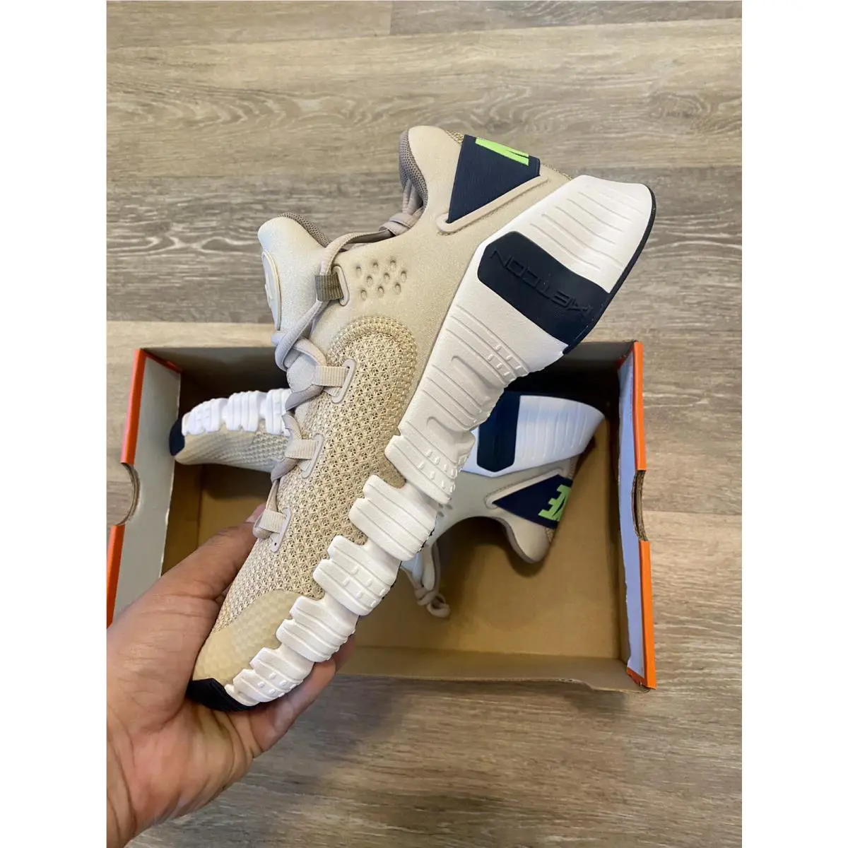 Nike shoes - Nike Free Metcon 4 - Free Metcon - CT3886-234 - Rattan-Thunder Blue-Sandalwood (UPC: 195243823407) 3