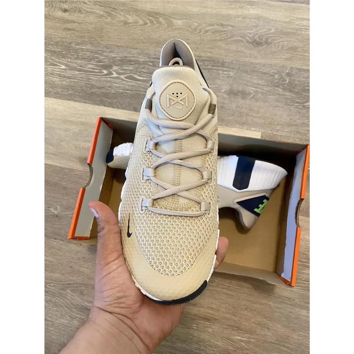 Nike shoes - Nike Free Metcon 4 - Free Metcon - CT3886-234 - Rattan-Thunder Blue-Sandalwood (UPC: 195243823407) 4