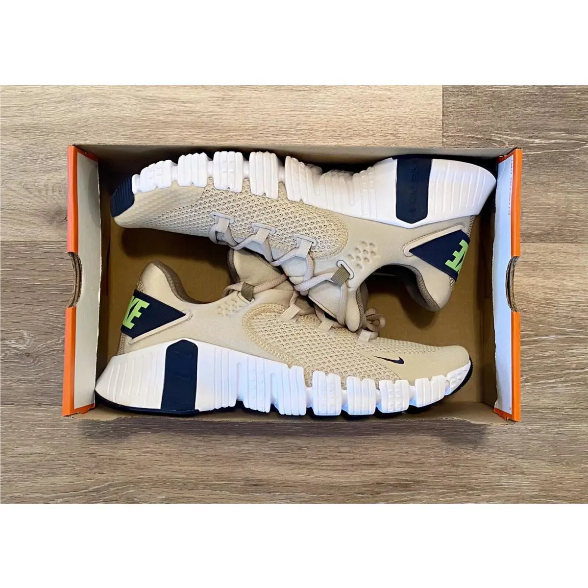 Nike shoes - Nike Free Metcon 4 - Free Metcon - CT3886-234 - Rattan-Thunder Blue-Sandalwood (UPC: 195243823407) 5