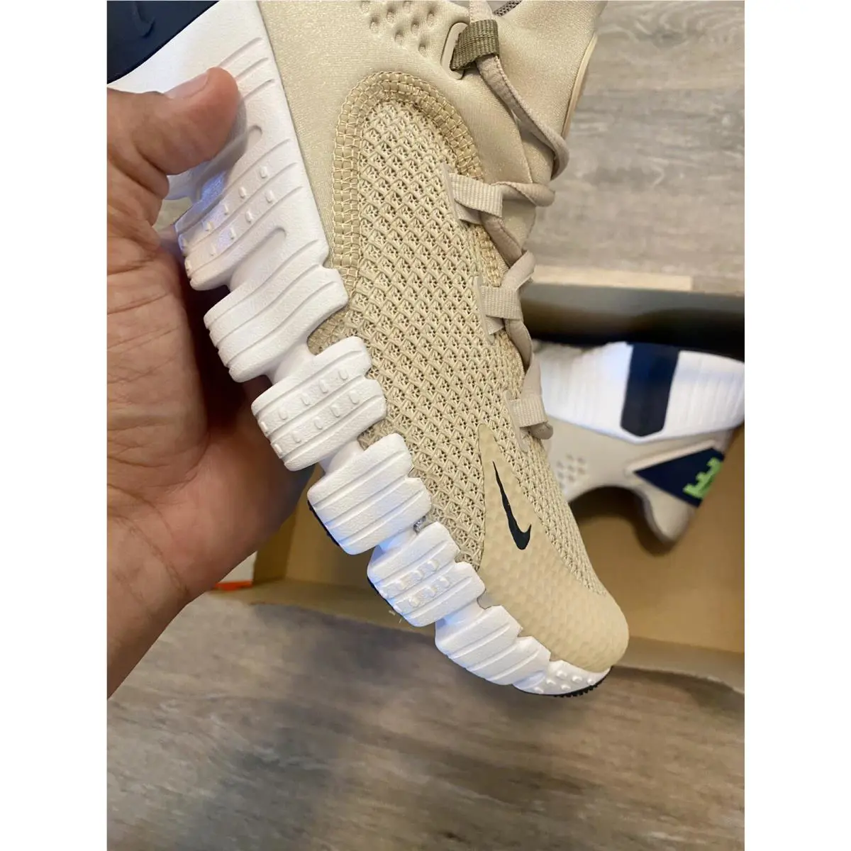 Nike shoes - Nike Free Metcon 4 - Free Metcon - CT3886-234 - Rattan-Thunder Blue-Sandalwood (UPC: 195243823407) 7