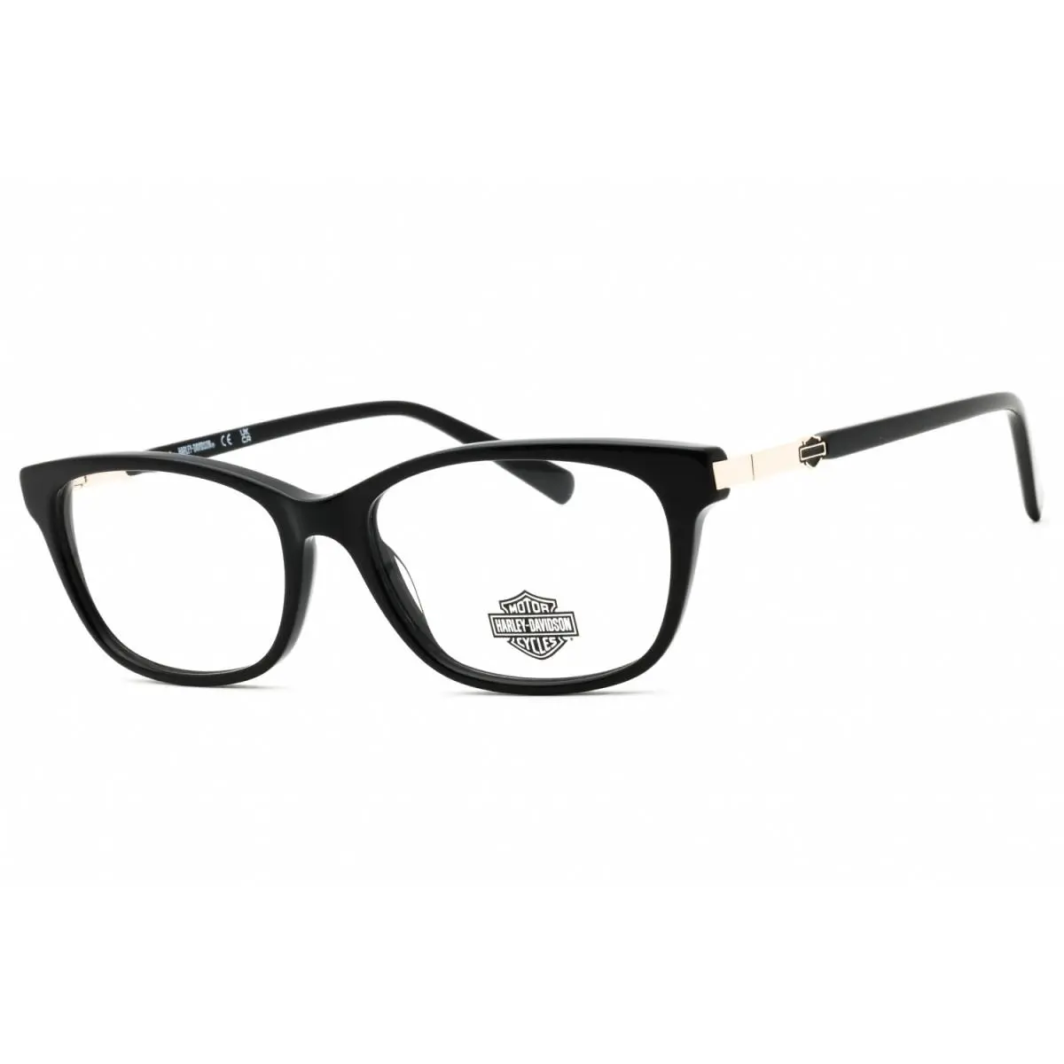 Harley Davidson HD0578 001 Shiny Black 53mm Eyeglasses
