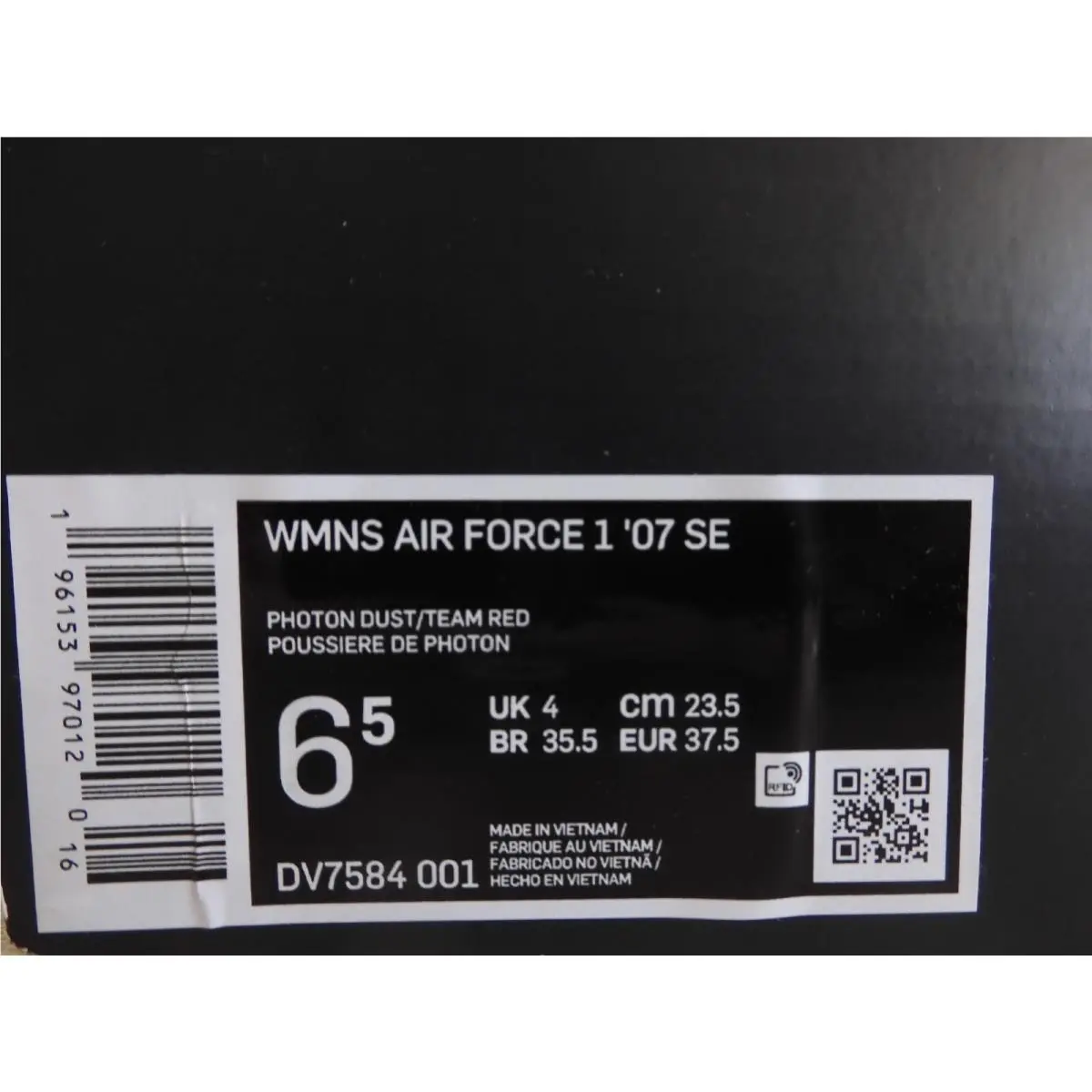 Nike shoes - Nike Air Force 1 `07 - DV7584001 - Gray (UPC: 196153970120) 3