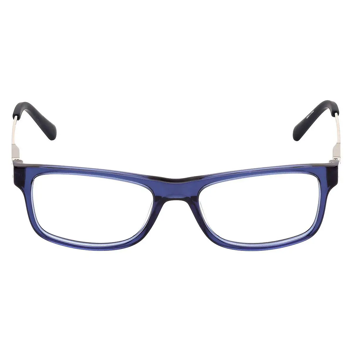 Harley Davidson HD0143T Eyeglasses Shiny Blue Rectangle 51mm