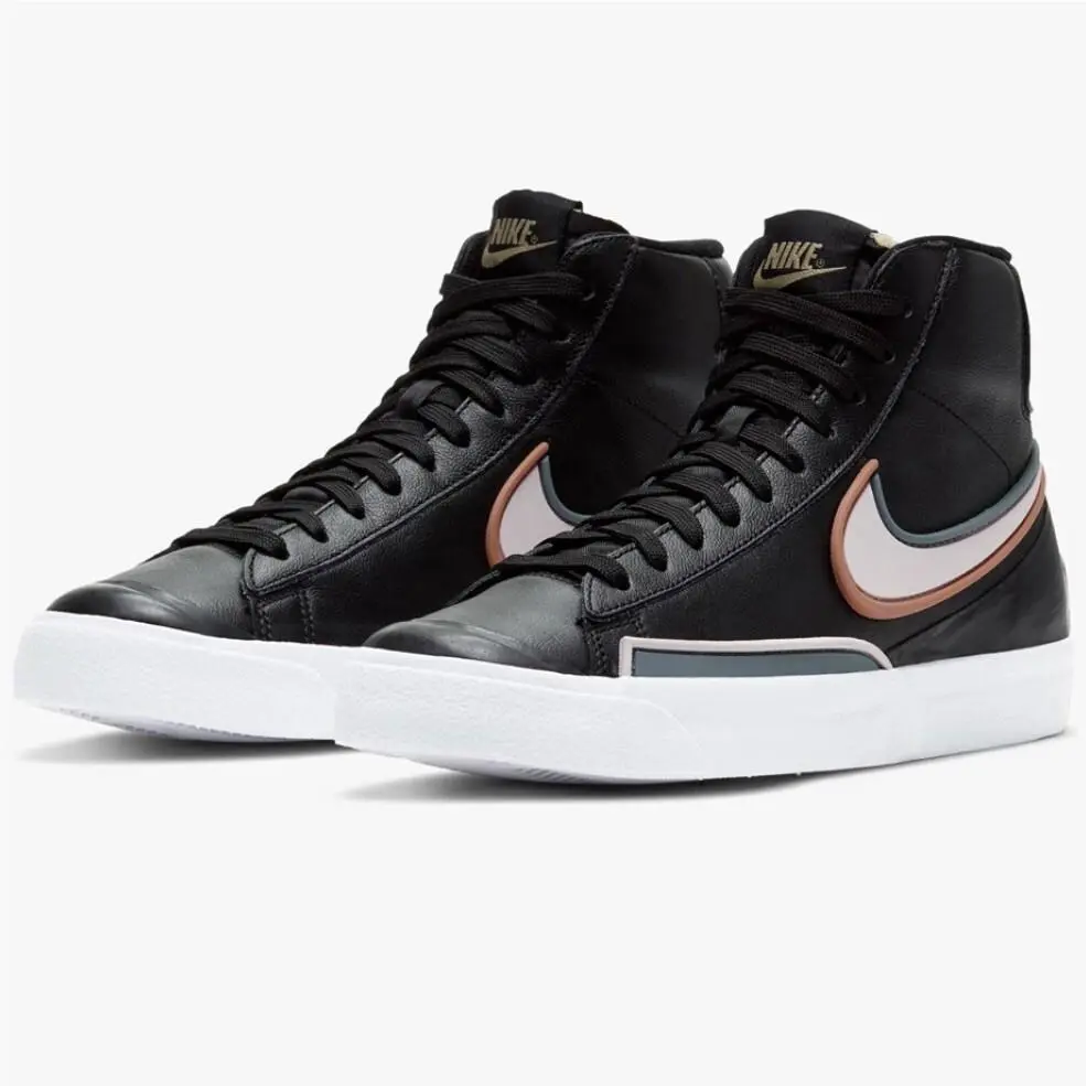 Nike shoes - Blazer Mid ‘77 Infinite - Blazer Mid Infinite - DC1746-001 - Black/Ozone Blue/Healing Orange/Light Arctic Pink (UPC: 0194500671287) 0