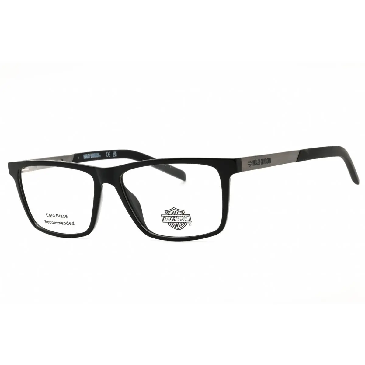 HD00013 001 Shiny Black 53mm Eyeglasses by Harley Davidson