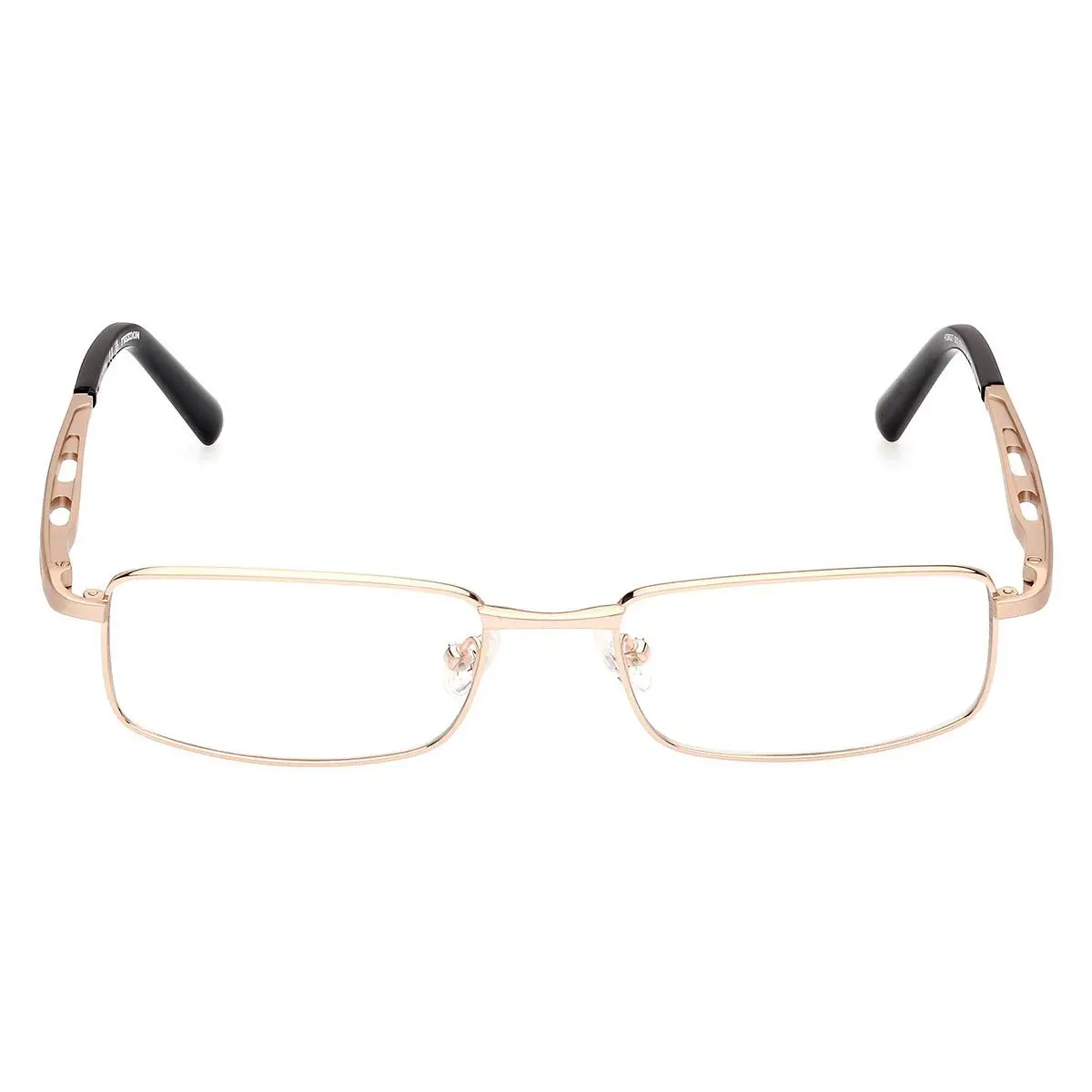 Harley Davidson HD9027 Eyeglasses Men Pale Gold 53mm