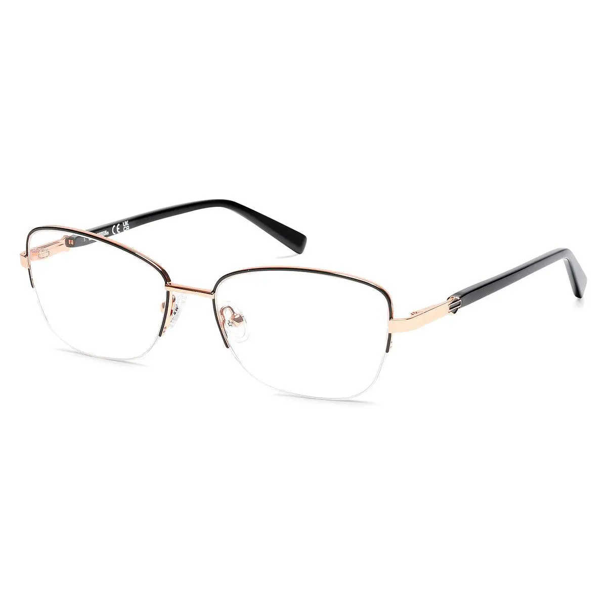 Harley Davidson HD0576 001 Shiny Black 55mm Eyeglasses