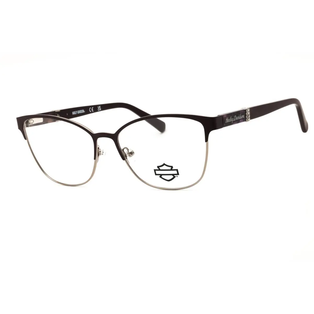 Harley Davidson HD50058 082 Matte Violet 55mm Eyeglasses