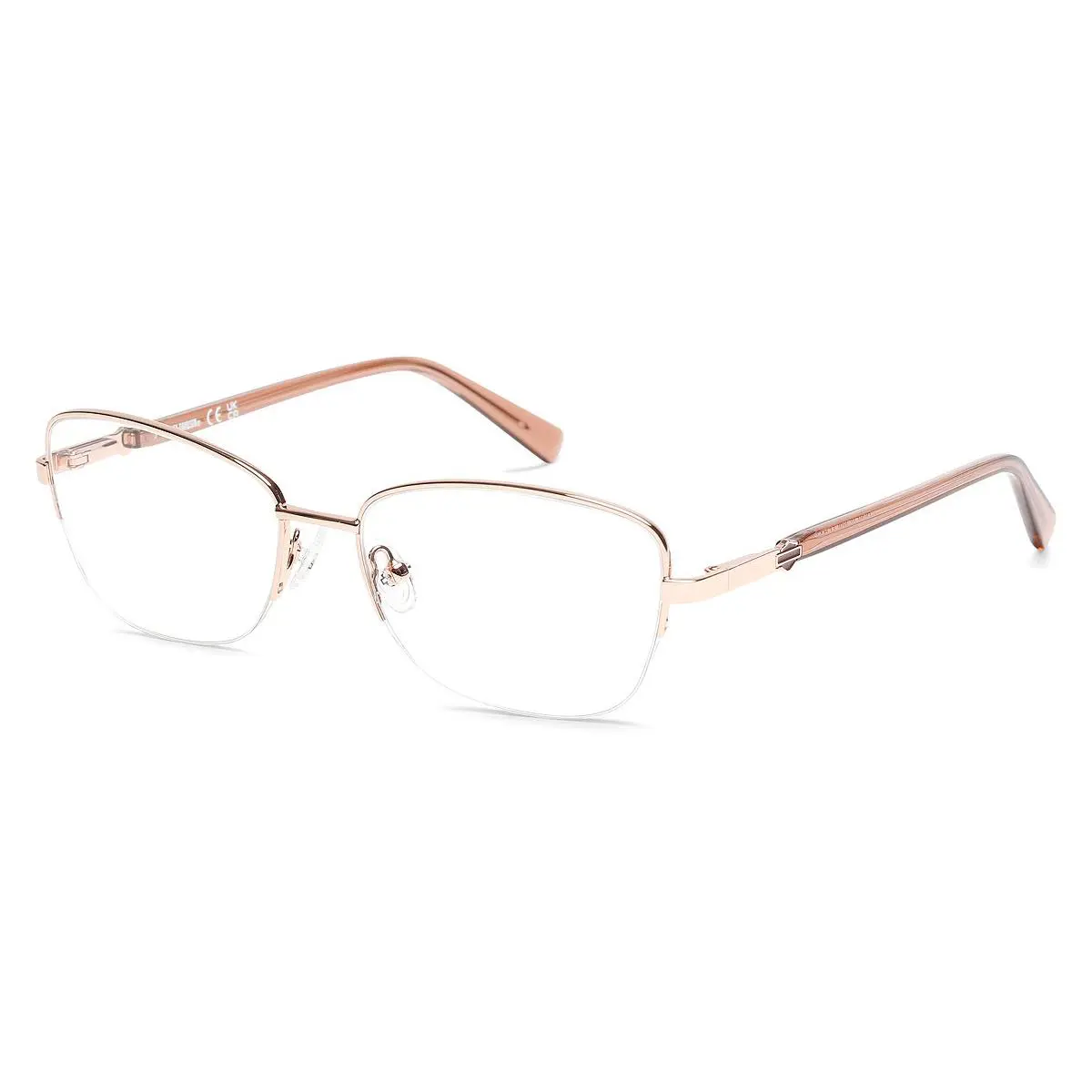 Harley Davidson HD0576 028 Shiny Rose Gold 55mm Eyeglasses