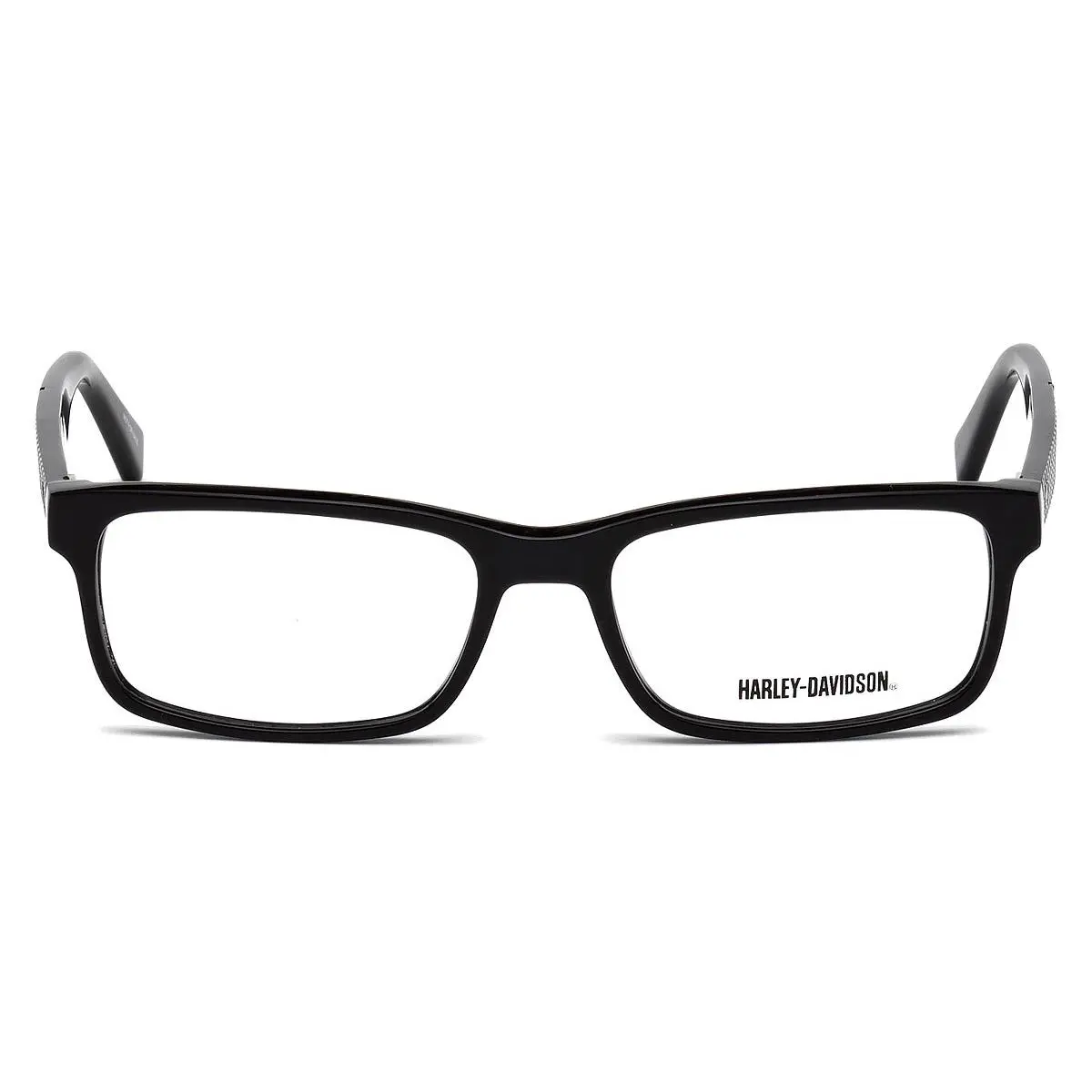 Harley Davidson HD0774 Eyeglasses Shiny Black Geometric 54mm