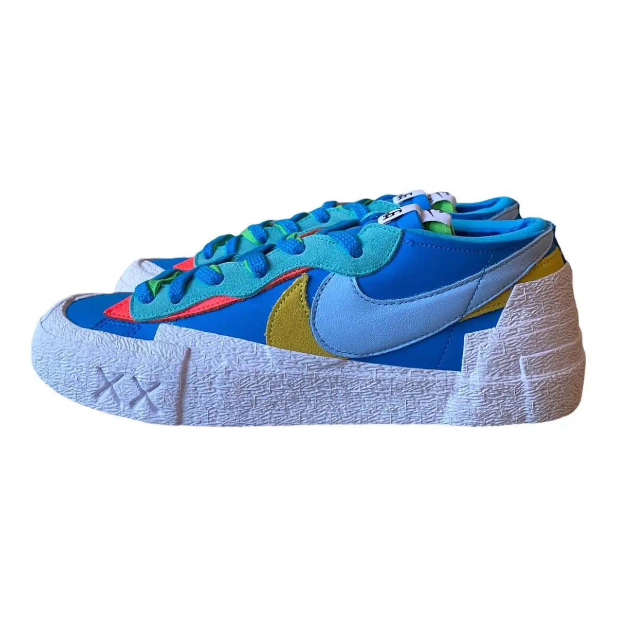 Nike Blazer Low x Kaws x Sacai Neptune Blue 2021 - DM7901-400 - Men`s Size 9.5