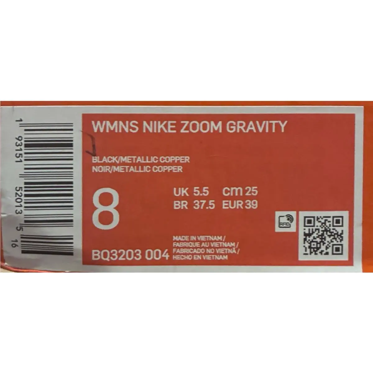 Nike shoes - Nike Zoom Gravity - Zoom Gravity - BQ3203-004 - Black (UPC: 0193151520135) 7
