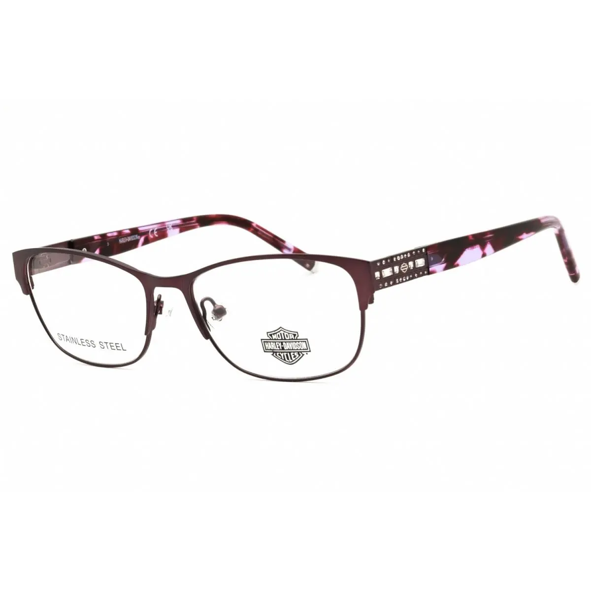 HD0540 082 Matte Violet 54mm Eyeglasses by Harley Davidson