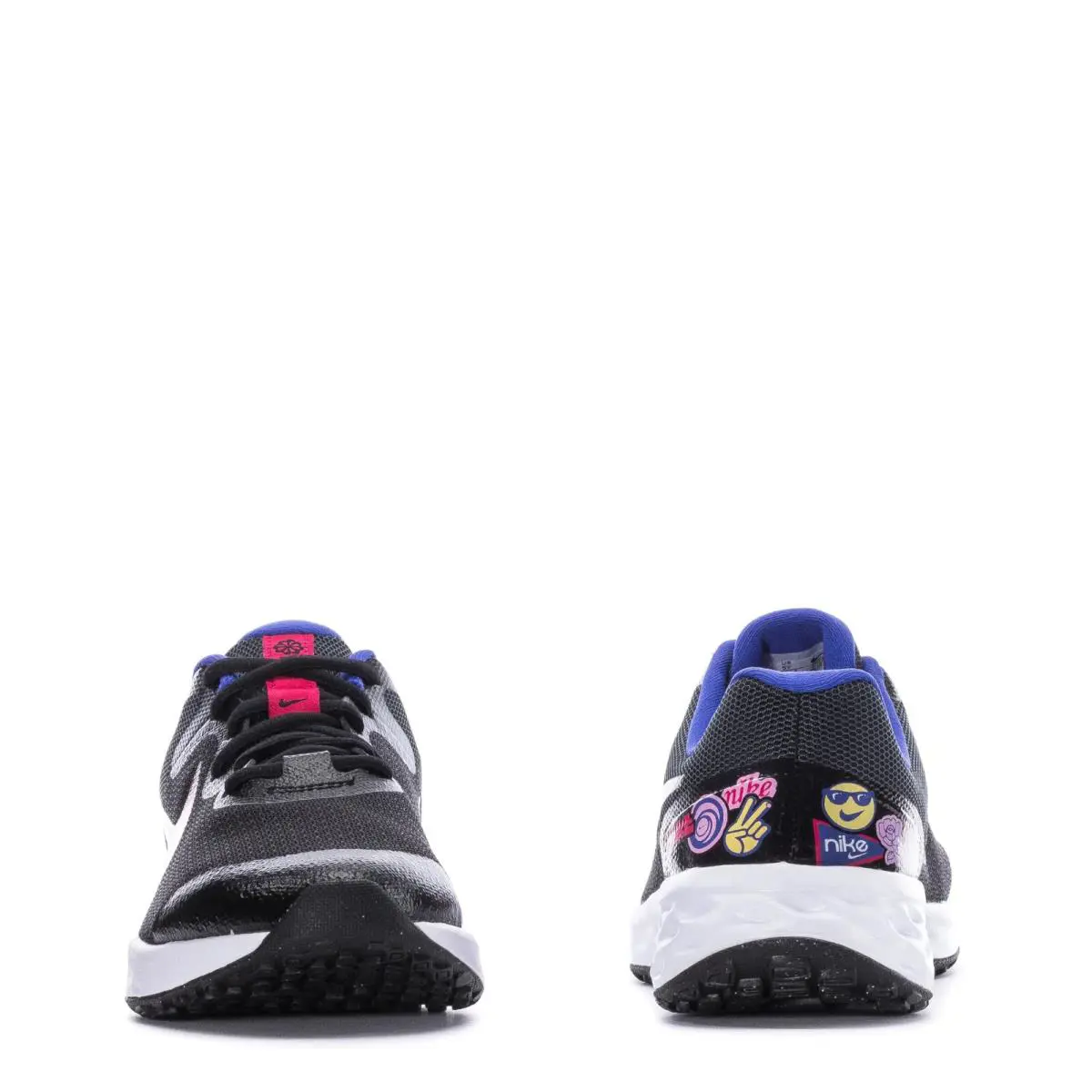 Nike shoes - Black/Very Berry + LOGO 6