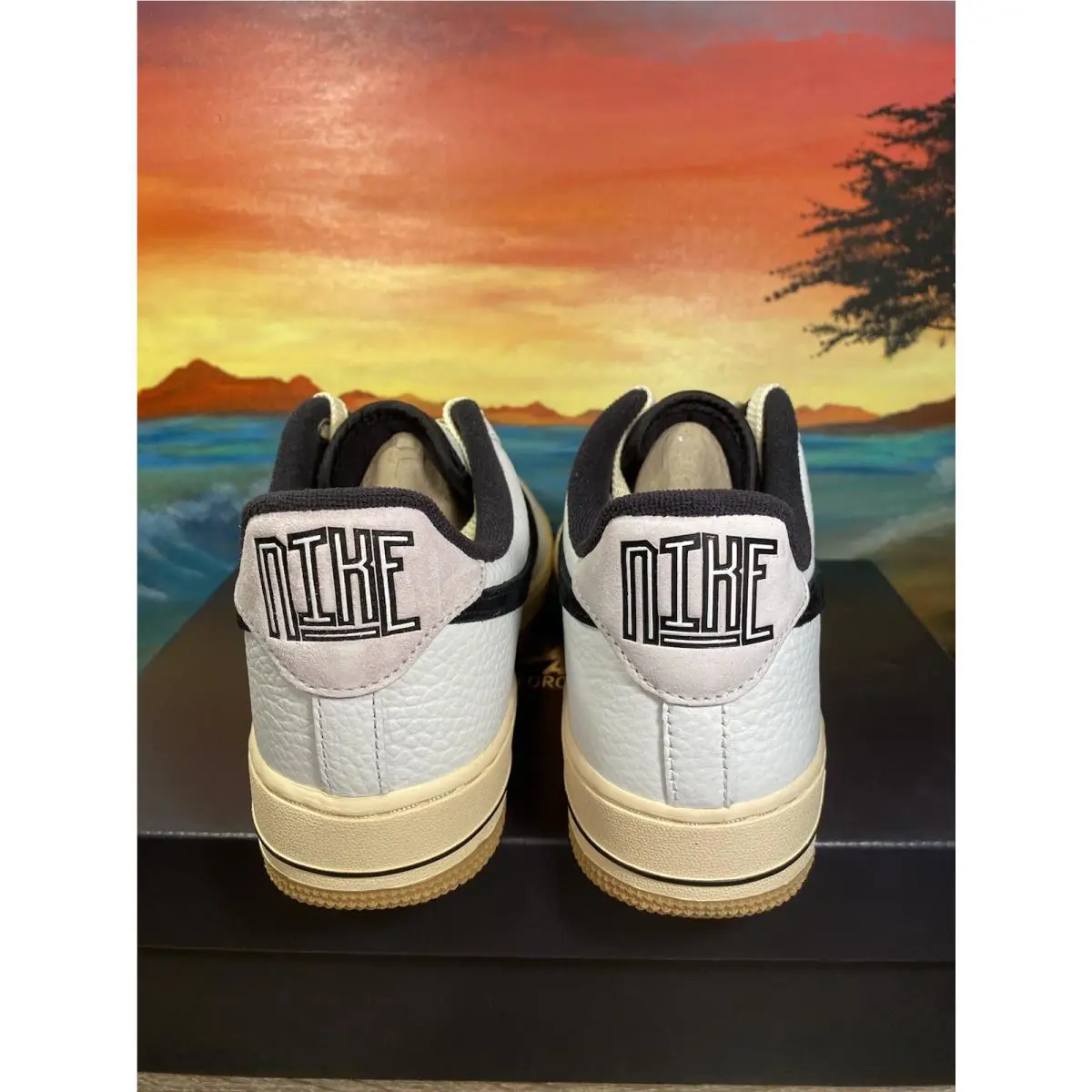 Nike shoes - Nike Women Air Force 1 `07 LX Summit White Black Muslin - DR0148-101 - SUMMIT WHITE/BLACK/MUSLIN/GUM LIGHT BROWN 2