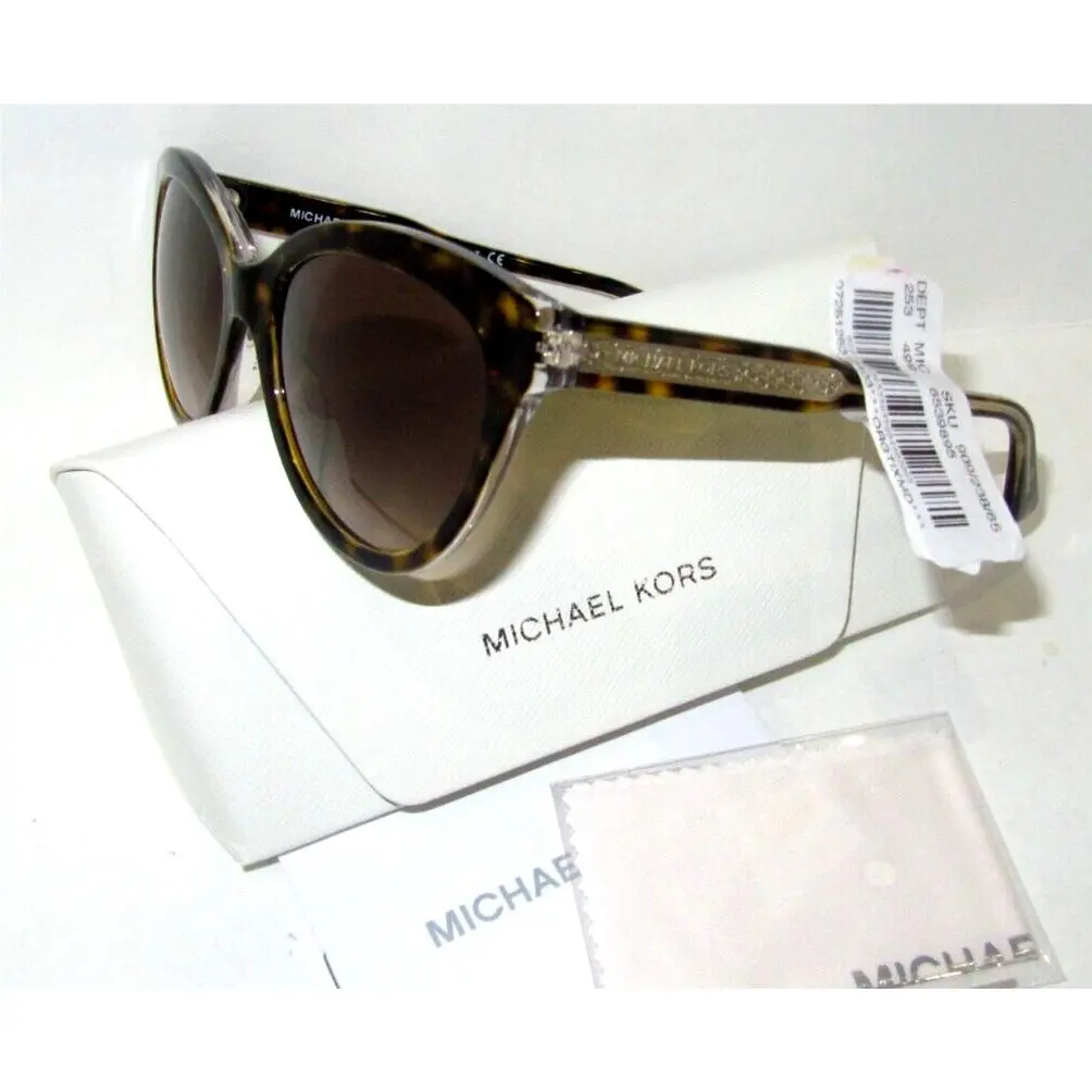 Michael Kors Makena Women`s Tortoise Cat Eye Sunglasses MK212158