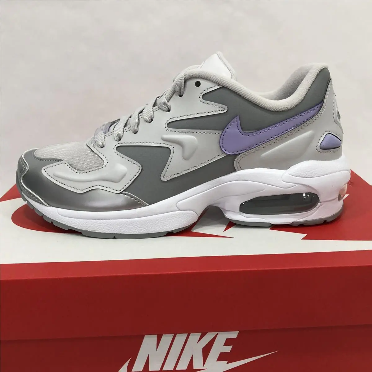 Nike shoes - Nike Air Max2 - Air - CJ7981-001 - Vast Gray/purple Agate 0