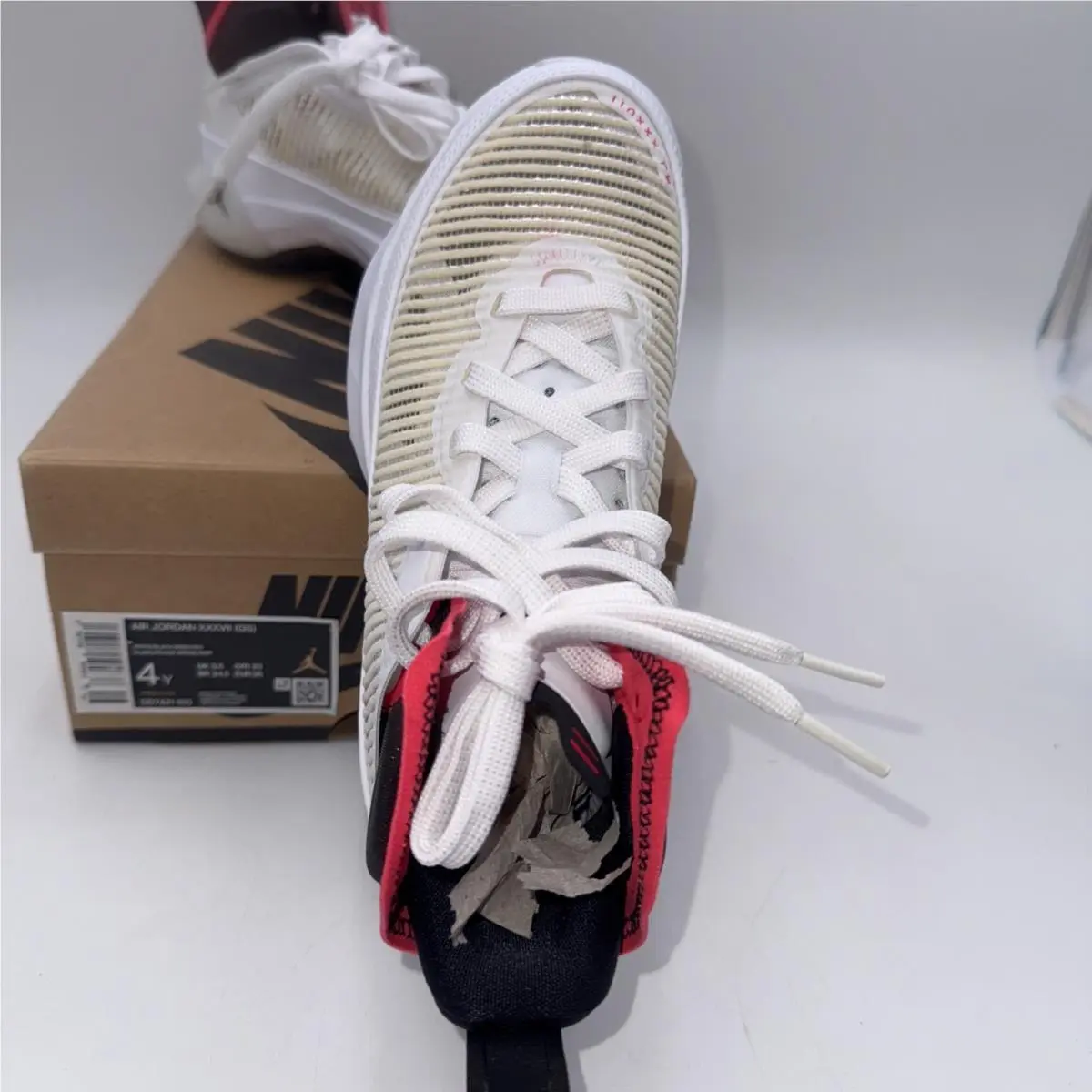 Nike shoes - DD7421100 - DD7421100 - White/Black/Siren Red, Main: White (UPC: 0196154504638) 0