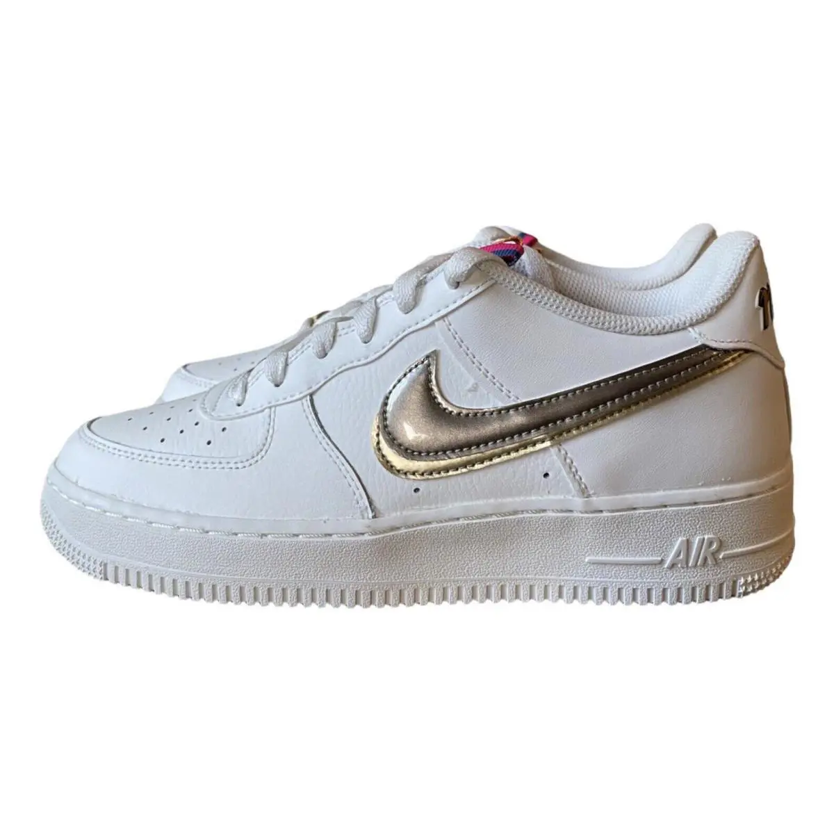 Nike Air Force 1 LV8 GS Off Noir Metallic Pewter DH9595-001 Size 7Y