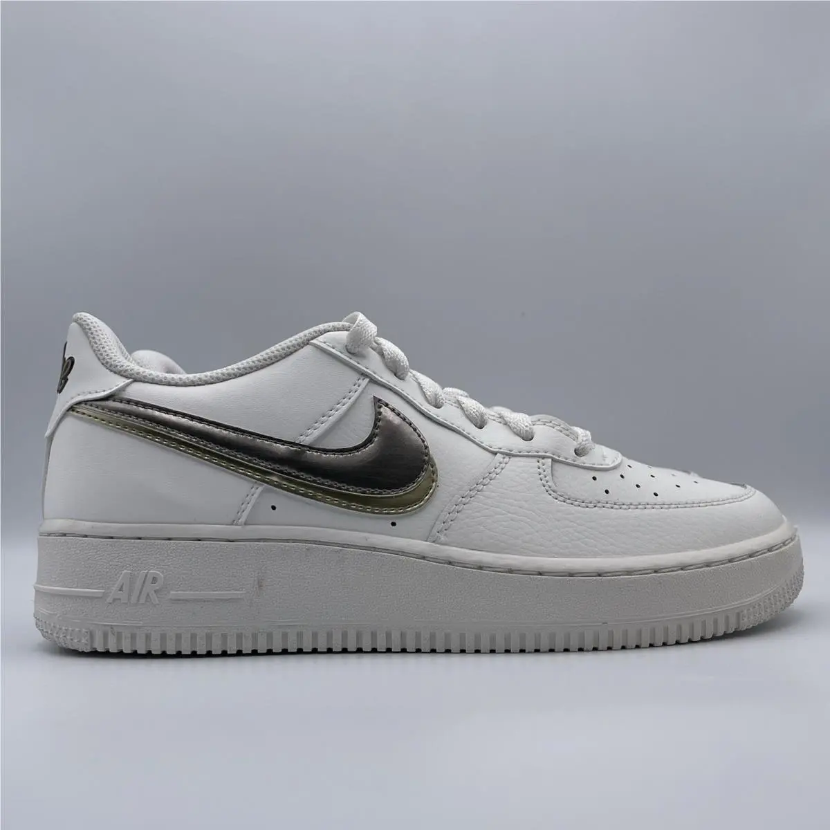 Nike Air Force 1 LV8 GS White Off Noir Kids Size 7Y / Women`s 8.5 DH9595-001