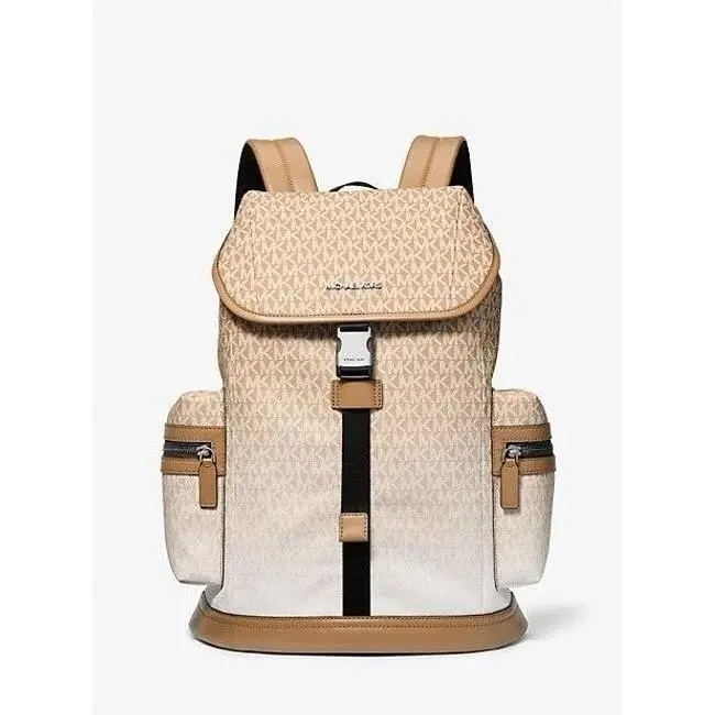 Michael Kors Men’s Tan Husk Ombré Cooper Pocket Backpack