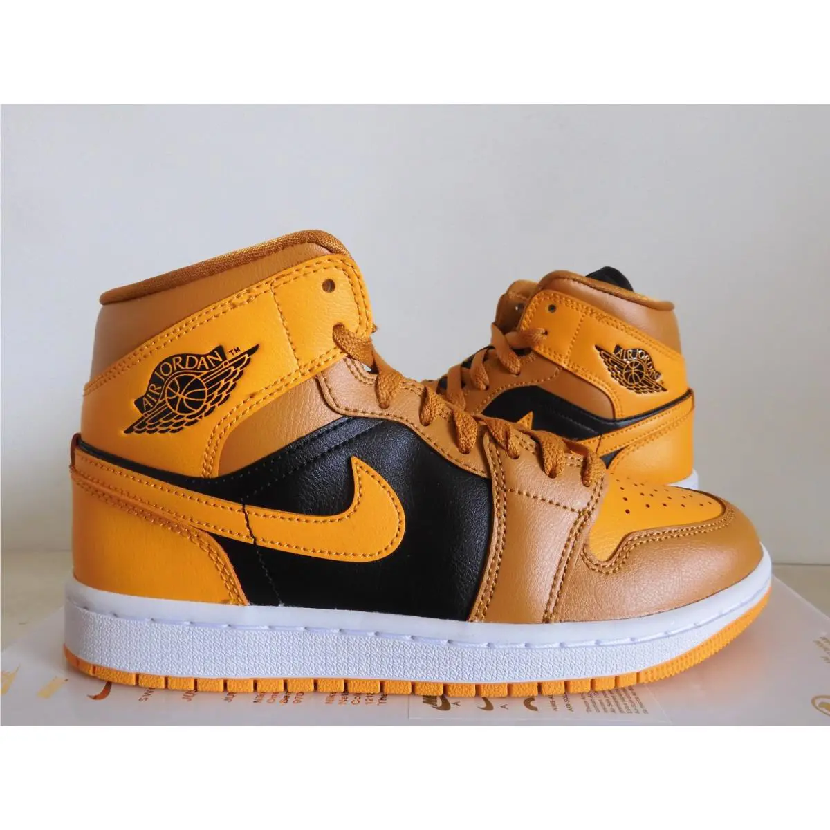 Nike shoes - Air Jordan 1 Mid - Air Mid - BQ6472-700 - Yellow (UPC: 196149198385) 0