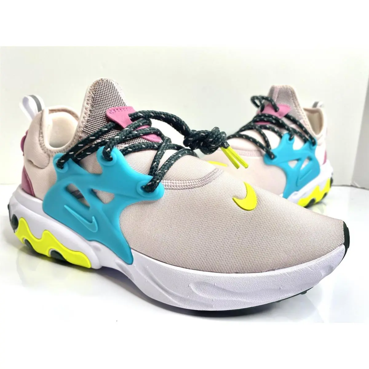 Nike shoes - Nike React Presto - React Presto - CD9015-601 - Barely Rose/Lemon Venom 0
