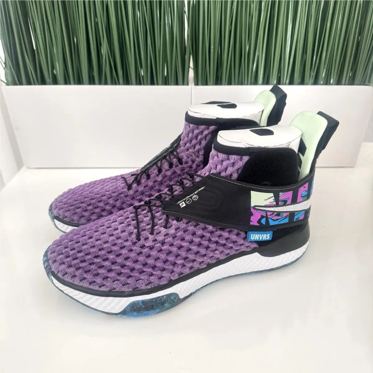 Nike Air Zoom Unvrs Nby Purple Mens Basketball Shoes CQ6422 500 Size 11.5