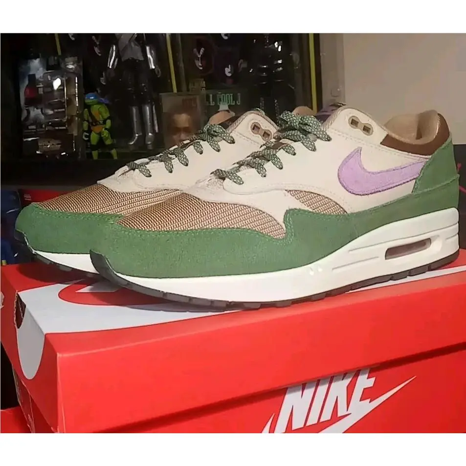 Nike Air Max 1 Treeline NH Mens Sz 10 Running Shoes 2021 Skunk OG Colorway