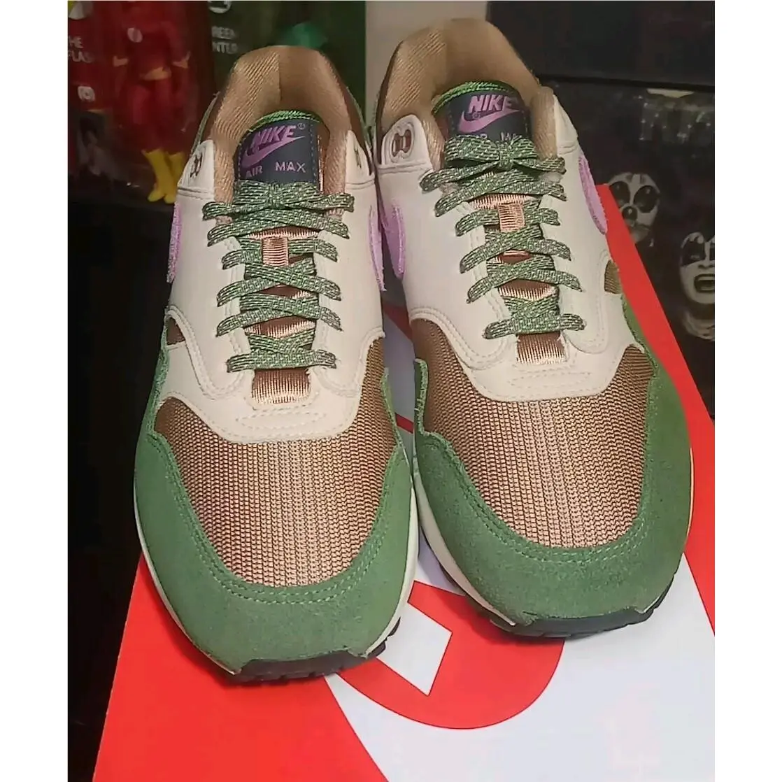 Nike shoes - Nike Air Max 1 - Air Max - DR9773-300 - Green, Manufacturer: Treeline/Light Bordeaux/Dark Driftwood (UPC: 0195869281087) 1