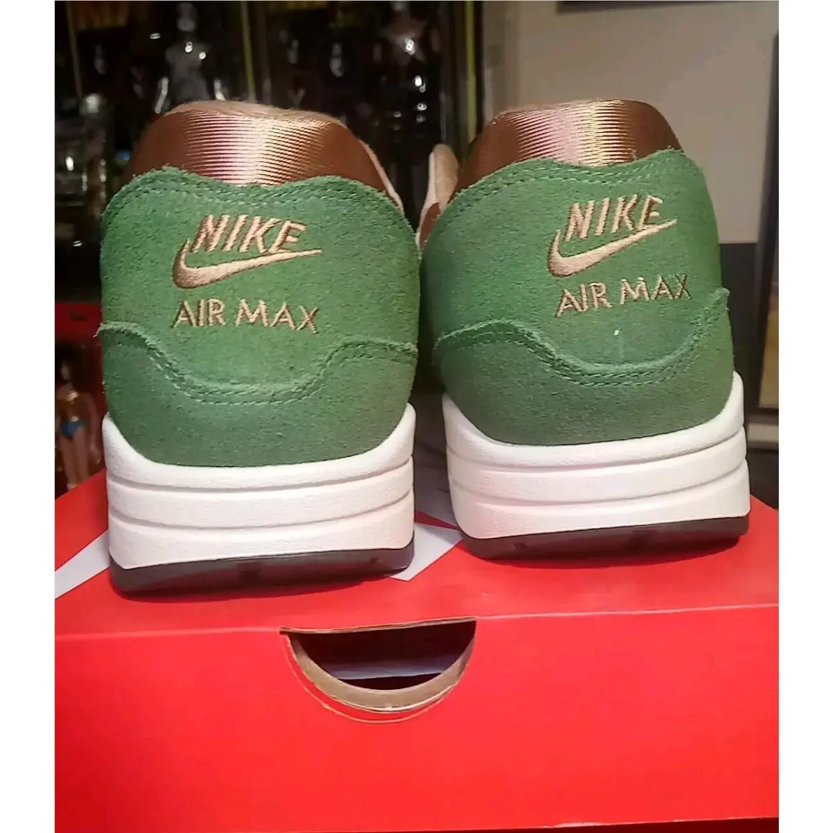 Nike shoes - Nike Air Max 1 - Air Max - DR9773-300 - Green, Manufacturer: Treeline/Light Bordeaux/Dark Driftwood (UPC: 0195869281087) 3