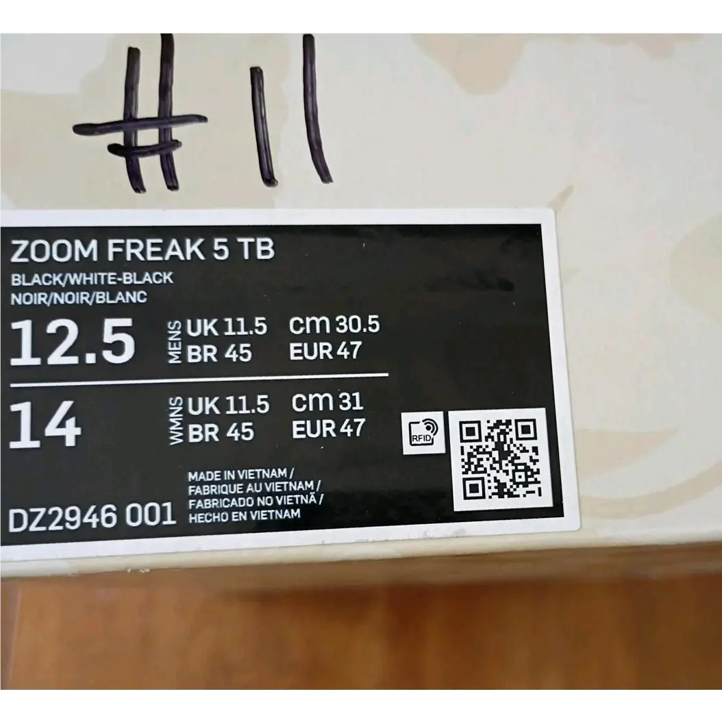 Nike shoes - Nike Zoom Freak - Zoom Freak - DZ2946-001 - Black 9