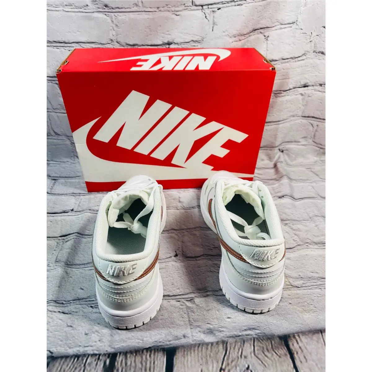 Nike shoes - DH9765 100 - DH9765 100 - White/Mtlc Red Bronze (UPC: 195866638075) 4