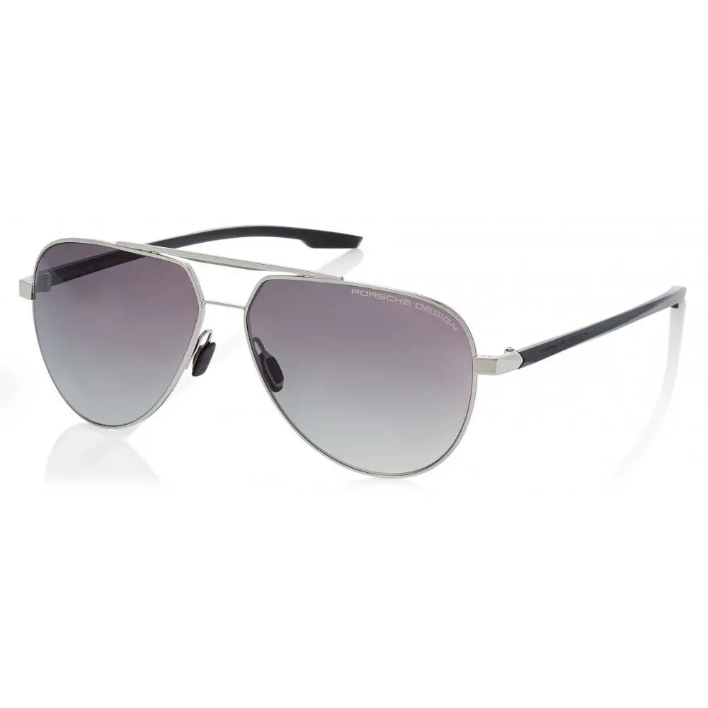 Porsche Design Men`s Aviator 62mm Gradient Sunglasses Palladium P8935-62D