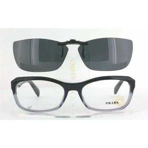 Custom Made For Prada VPR210-53X17 Polarized Clip-on Sunglasses Eyeglasses Not