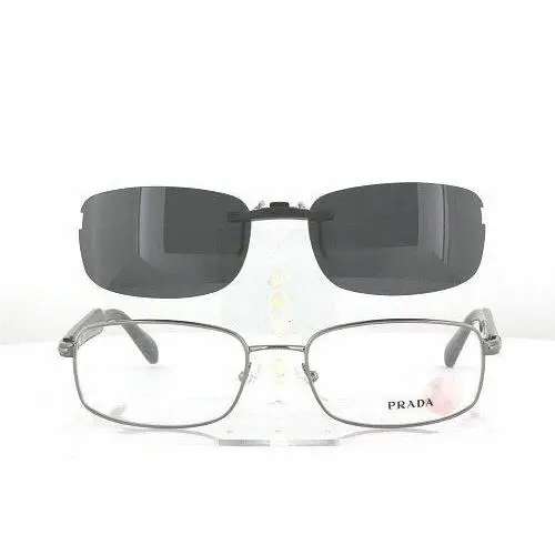 Custom Made For Prada VPR57N-54X18 Polarized Clip-on Sunglasses Eyeglasses Not