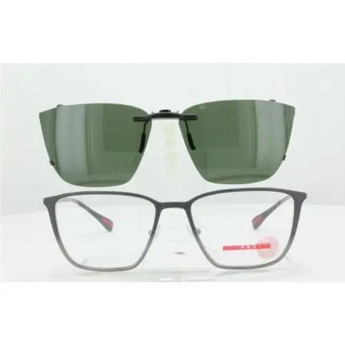 Custom Made For Prada VPS51H-54X17-T Polarized Clip-on Sunglasses Eyeglasses No