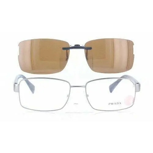 Custom Made For Prada VPR53R-56X17 Polarized Clip-on Sunglasses Eyeglasses Not