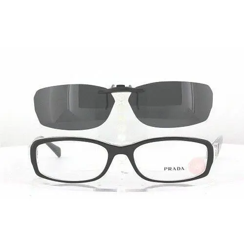 Custom Made For Prada VPR10N-53X16 Polarized Clip-on Sunglasses Eyeglasses Not