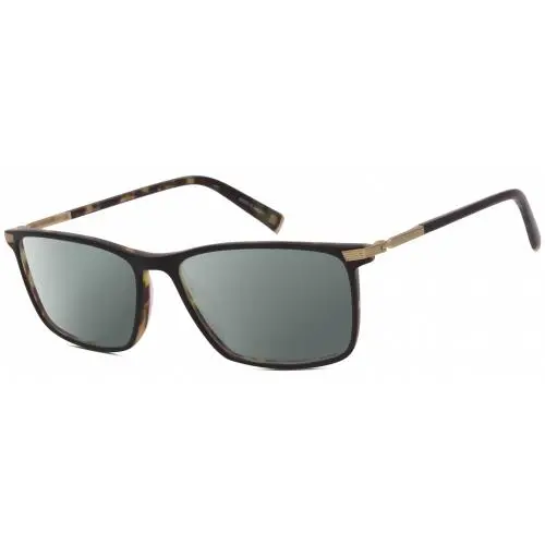 V408 Unisex Polarized Sunglasses Brown Tortoise Havana 58mm 4 Opt Smoke Grey Polar by John Varvatos