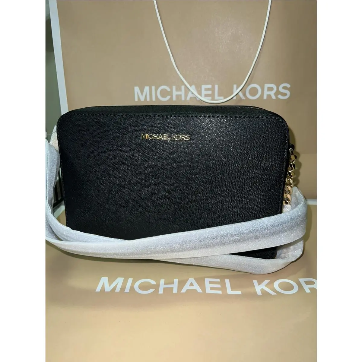 Michael Kors Jet Set Crossbody Bag Large - Black