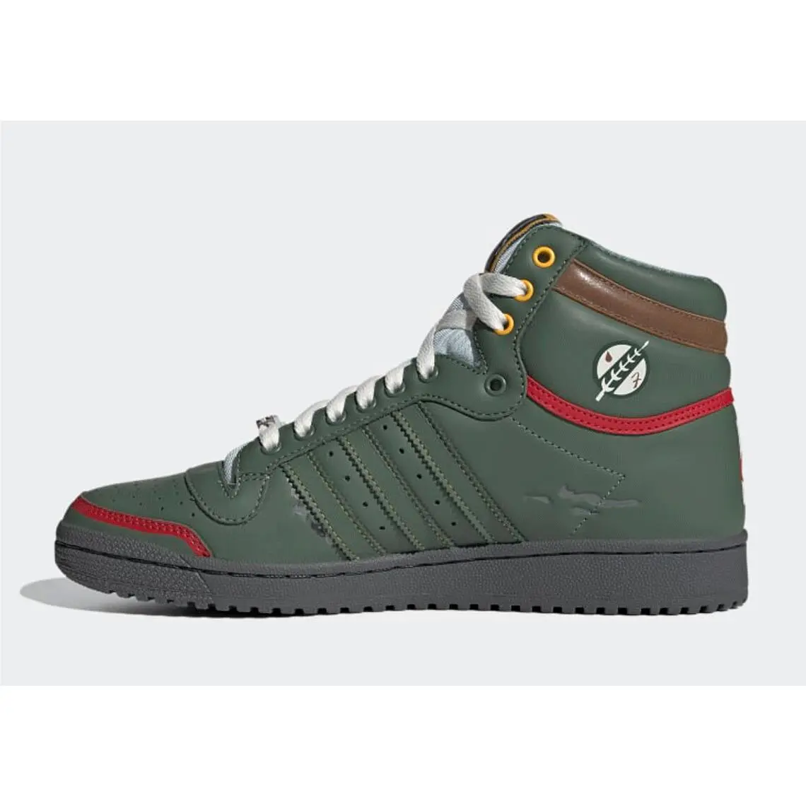 Adidas shoes - Adidas Top Ten Hi Star Wars Boba Fett - FZ3465 - Green 13