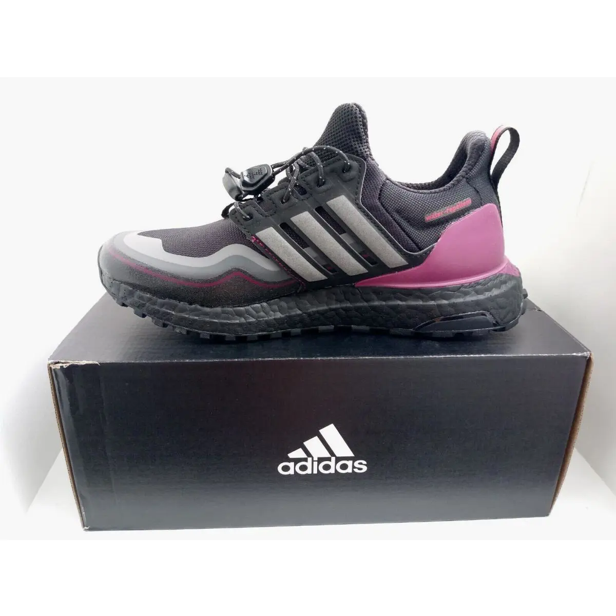 Adidas shoes - ADIDAS ULTRABOOST - ULTRABOOST - GREY/BLACK & BURGUNDY/BLACK, :: GREY/BLACK-WHITE 11